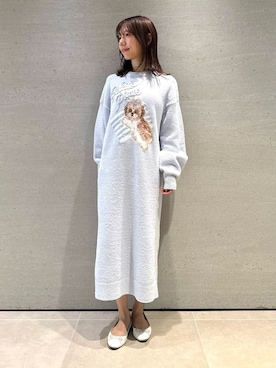 「アイテム（ルームウェア）」を使った、gelato piqueさん（レディース・156cm）の秋コーディネート