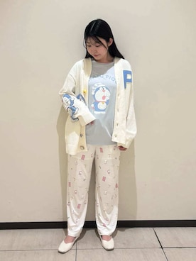 「アイテム（ルームウェア）」を使った、gelato piqueさん（レディース・160cm）の夏コーディネート