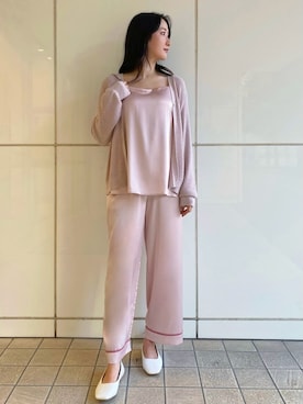 「アイテム（ルームウェア）」を使った、gelato piqueさん（レディース・163cm）の夏コーディネート