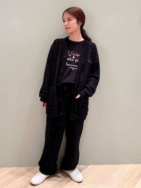 「クリスマス」｜「アイテム（ルームウェア/パジャマ）」を使った、gelato piqueさん（レディース・156cm）の秋コーディネート