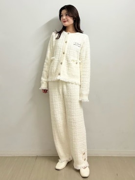 「アイテム（ルームウェア/パジャマ）」を使った、gelato piqueさん（レディース・164cm）の秋コーディネート