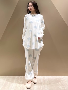 「アイテム（ルームウェア/パジャマ）」を使った、gelato piqueさん（レディース・150cm）の春コーディネート