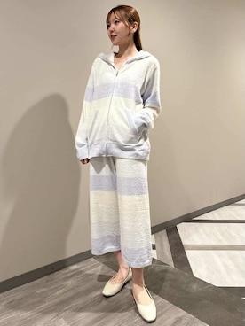 「アイテム（ルームウェア、ブルー系）」を使った、gelato piqueさん（レディース・158cm）の夏コーディネート
