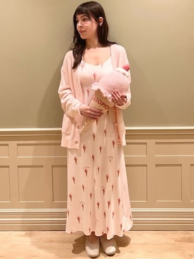 「アイテム（ルームウェア）」を使った、gelato piqueさん（レディース・160cm）の春コーディネート