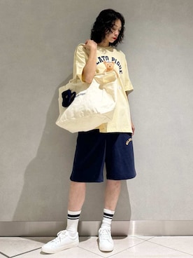 「アイテム（ポーチ）」を使った、gelato piqueさん（レディース・168cm）の夏コーディネート