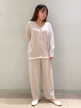 「アイテム（ルームウェア）」を使った、gelato piqueさん（レディース・158cm）の秋コーディネート