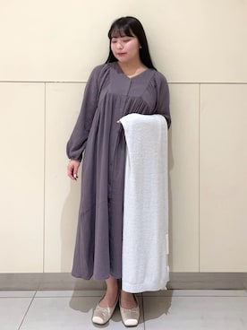 「アイテム（ルームウェア/パジャマ）」を使った、gelato piqueさん（レディース・155cm）の秋コーディネート