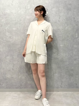 「アイテム（ルームウェア）」を使った、gelato piqueさん（レディース・165cm）の夏コーディネート