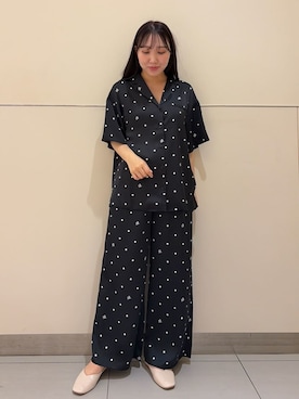 「アイテム（ルームウェア）」を使った、gelato piqueさん（レディース・158cm）の春コーディネート