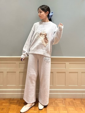 「アイテム（シュシュ）」を使った、gelato piqueさん（レディース・161cm）の秋コーディネート