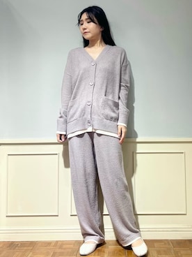 「アイテム（ルームウェア/パジャマ）」を使った、gelato piqueさん（レディース・158cm）の冬コーディネート