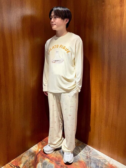 セール】【HOMME】TRICK GHOSTワンポイントロンT（ルームウェア