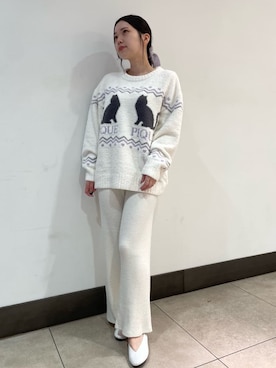「アイテム（ルームウェア）」を使った、gelato piqueさん（レディース・158cm）の秋コーディネート
