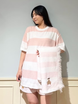 「アイテム（タオル）」を使った、gelato piqueさん（レディース・158cm）の春コーディネート