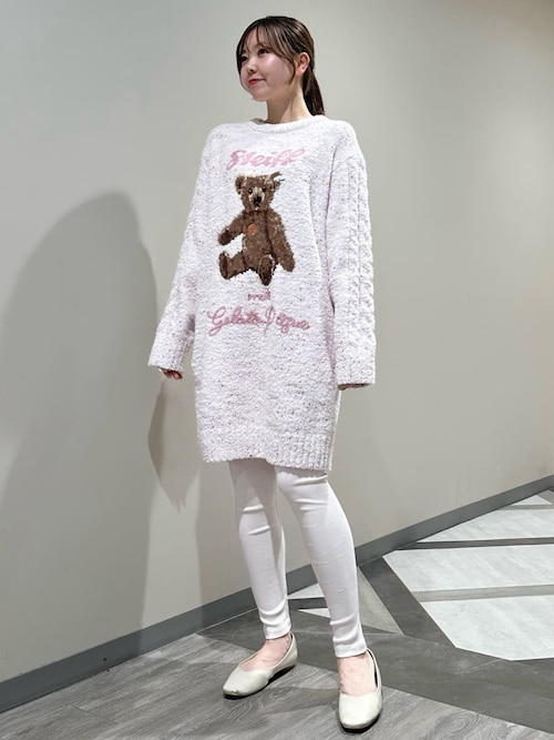 セール】【Steiff】パウダーネップジャガードワンピース（ルームウェア