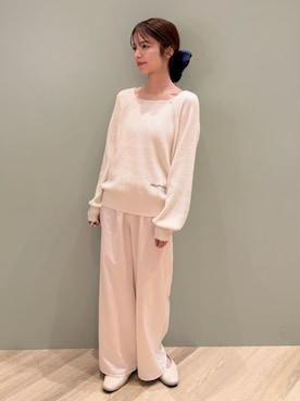 「アイテム（ルームウェア）」を使った、gelato piqueさん（レディース・156cm）の冬コーディネート