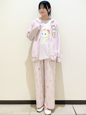「アイテム（ルームウェア）」を使った、gelato piqueさん（レディース・155cm）の夏コーディネート
