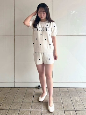 「ハート」｜gelato piqueさん（レディース・157cm）の夏コーディネート