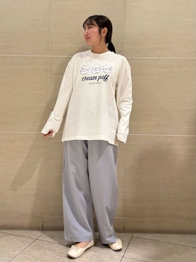 「アイテム（ルームウェア/パジャマ）」を使った、gelato piqueさん（レディース・158cm）の夏コーディネート