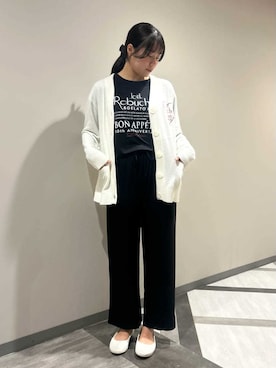 「アイテム（ルームウェア/パジャマ）」を使った、gelato piqueさん（レディース・165cm）の秋コーディネート