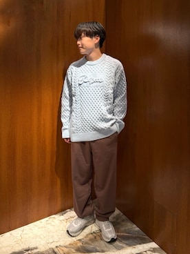 「アイテム（ルームウェア）」を使った、gelato piqueさん（メンズ・163cm）の秋コーディネート