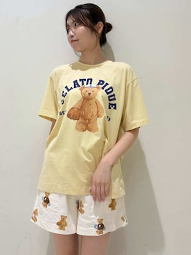 「アイテム（ルームウェア）」を使った、gelato piqueさん（レディース・161cm）の夏コーディネート