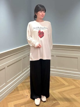 「アイテム（ルームウェア、ブラック系）」を使った、gelato piqueさん（レディース・151cm）の秋コーディネート