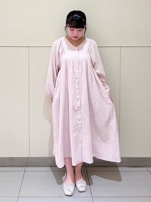 マタニティガーゼワンピース（ルームウェア/パジャマ）｜gelato