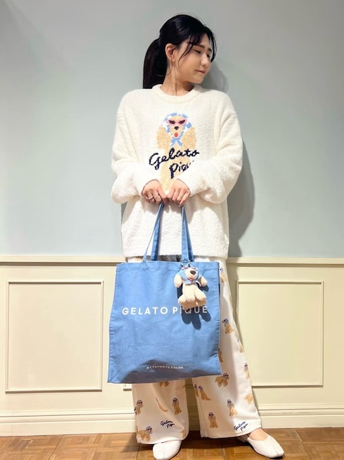 スカーフDOG ジャガードプルオーバー（ルームウェア/パジャマ