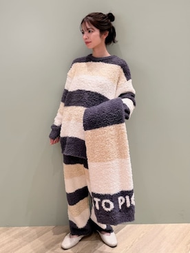 「アイテム（ブランケット）」を使った、gelato piqueさん（レディース・156cm）の冬コーディネート