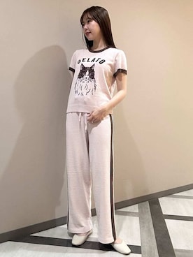 「アイテム（ルームウェア）」を使った、gelato piqueさん（レディース・158cm）の夏コーディネート