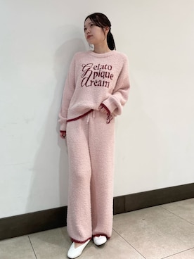 「アイテム（ルームウェア）」を使った、gelato piqueさん（レディース・158cm）の秋コーディネート