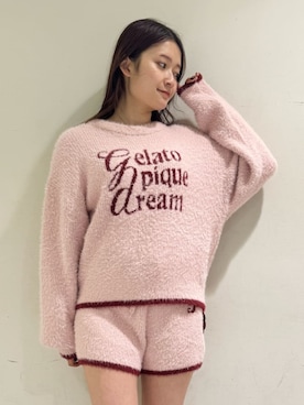 「アイテム（ルームウェア）」を使った、gelato piqueさん（レディース・160cm）の秋コーディネート