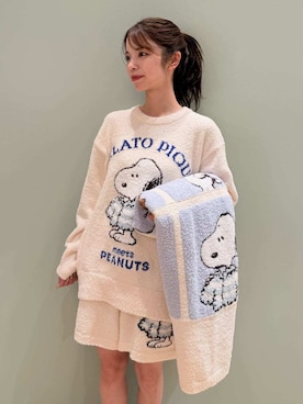 「アイテム（ブランケット）」を使った、gelato piqueさん（レディース・156cm）の秋コーディネート