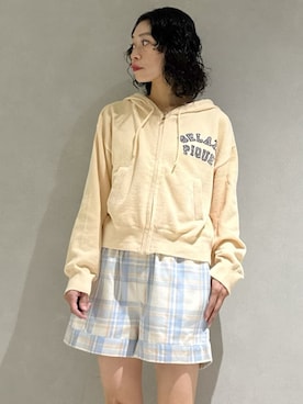 「アイテム（ルームウェア/パジャマ）」を使った、gelato piqueさん（レディース・168cm）の秋コーディネート