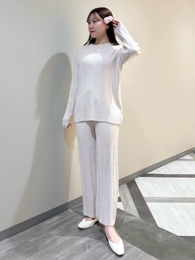 「アイテム（ルームウェア/パジャマ）」を使った、gelato piqueさん（レディース・158cm）の冬コーディネート