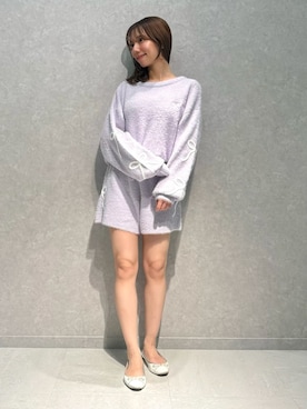 「アイテム（ルームウェア/パジャマ）」を使った、gelato piqueさん（レディース・156cm）の秋コーディネート