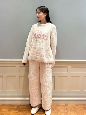 「アイテム（ルームウェア/パジャマ）」を使った、gelato piqueさん（レディース・161cm）の秋コーディネート