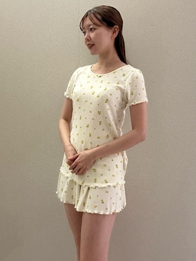 「アイテム（ルームウェア）」を使った、gelato piqueさん（レディース・158cm）の夏コーディネート