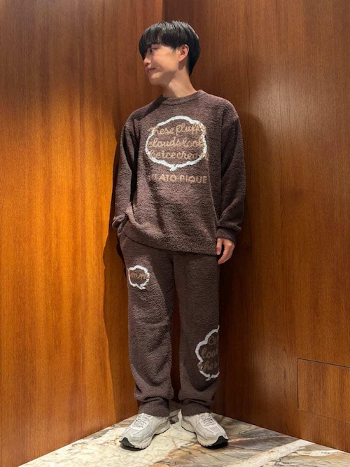 HOMME】ベビモコトークロゴプルオーバー（ルームウェア/パジャマ