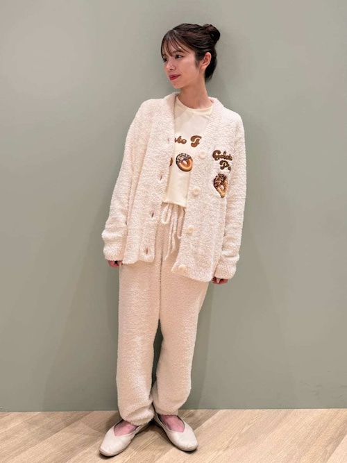 ドーナツジャガードカーディガン（ルームウェア/パジャマ）｜gelato