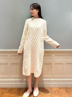 「アイテム（ルームウェア）」を使った、gelato piqueさん（レディース・161cm）の冬コーディネート