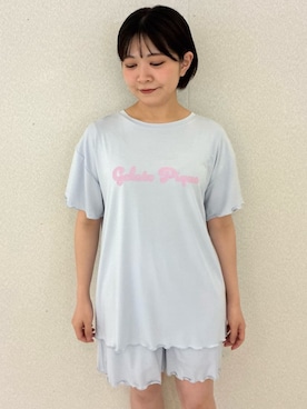 「アイテム（ルームウェア）」を使った、gelato piqueさん（レディース・153cm）の夏コーディネート
