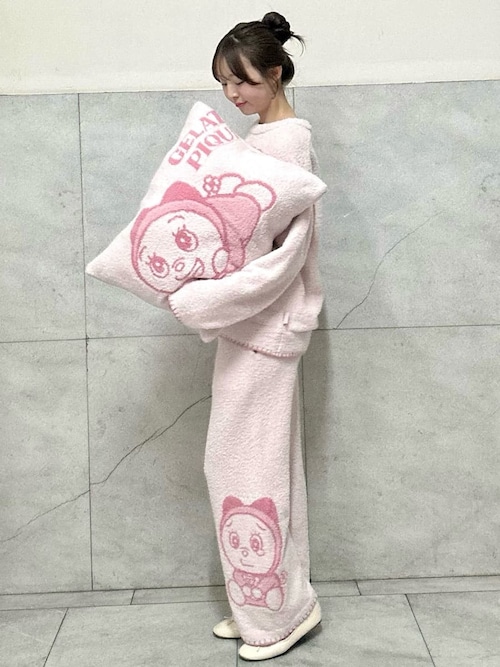 ドラえもん】【レディース】ベビモコジャガードロングパンツ（ルーム