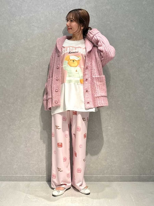 セール】ドーナツ柄ロングパンツ（ルームウェア/パジャマ）｜gelato