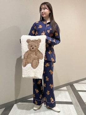 「アイテム（ブランケット）」を使った、gelato piqueさん（レディース・158cm）の秋コーディネート