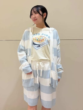 「アイテム（ルームウェア/パジャマ）」を使った、gelato piqueさん（レディース・158cm）の冬コーディネート