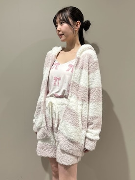 「アイテム（ルームウェア、ピンク系）」を使った、gelato piqueさん（レディース・158cm）の秋コーディネート