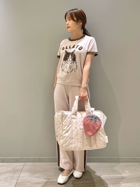 「アイテム（ペットグッズ）」を使った、gelato piqueさん（レディース・157cm）の夏コーディネート