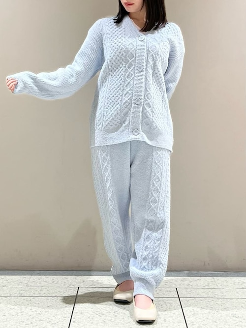 Valentine】アランカーディガン（ルームウェア/パジャマ）｜gelato